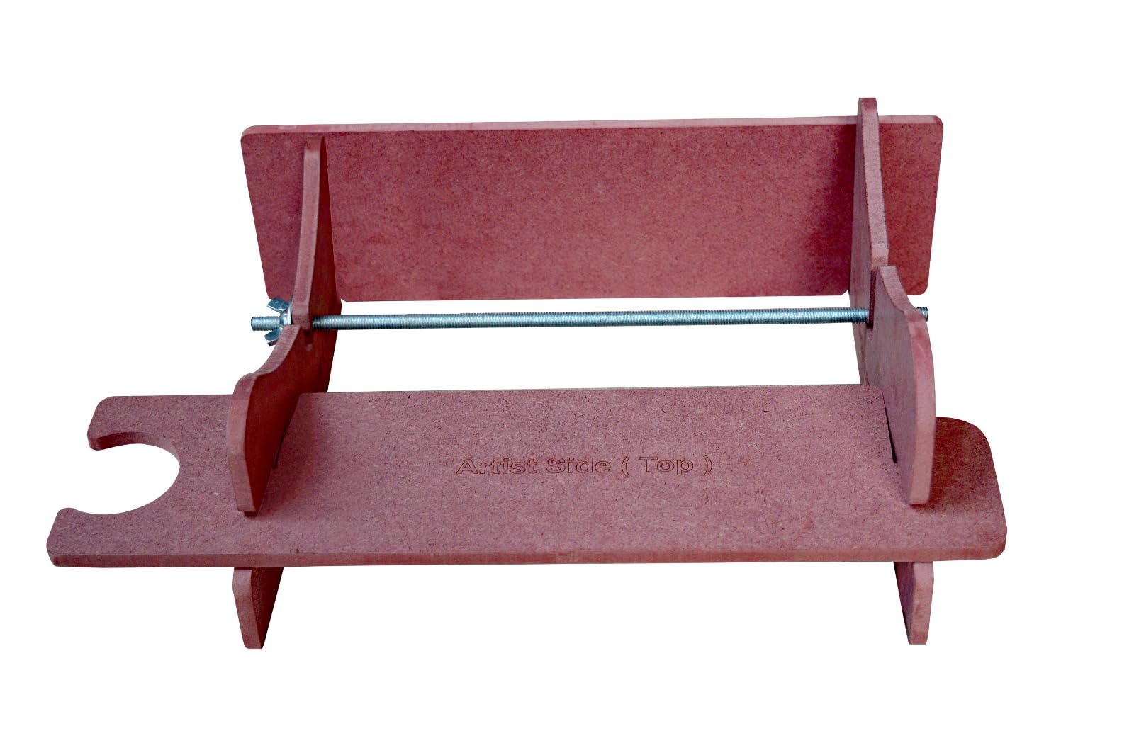 Mridangam stand with cup holder